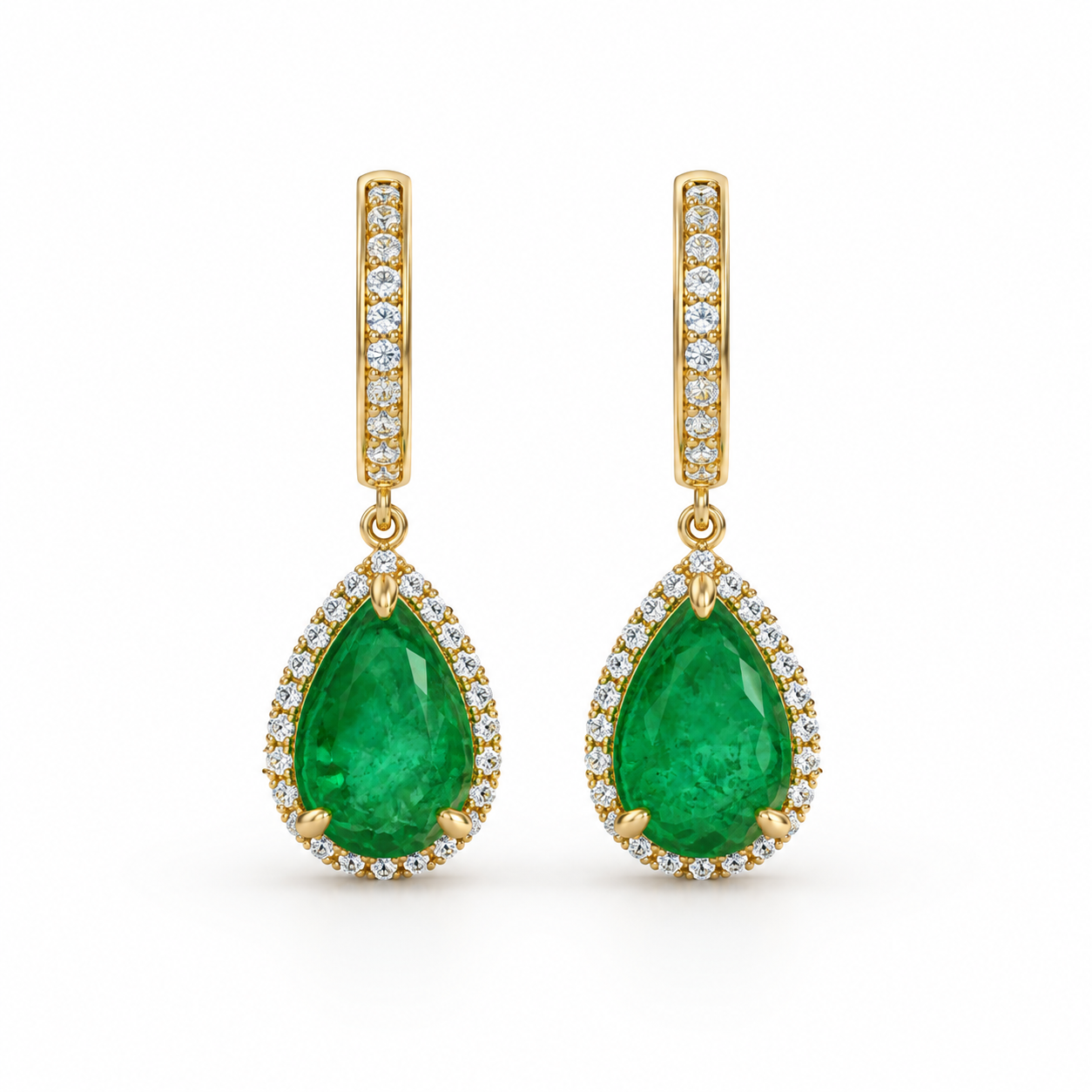 Aretes Noble Green