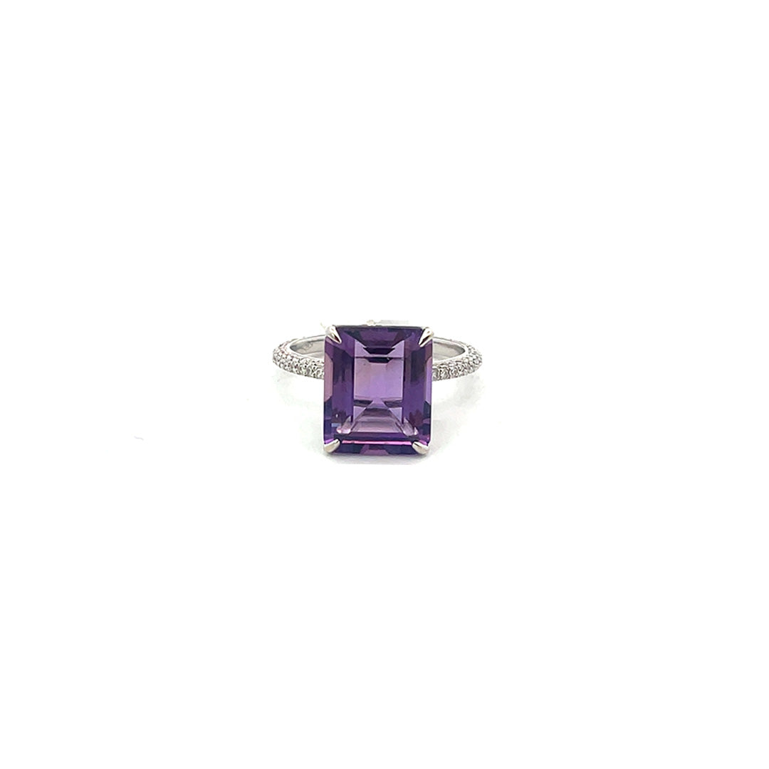Anillo de amatista