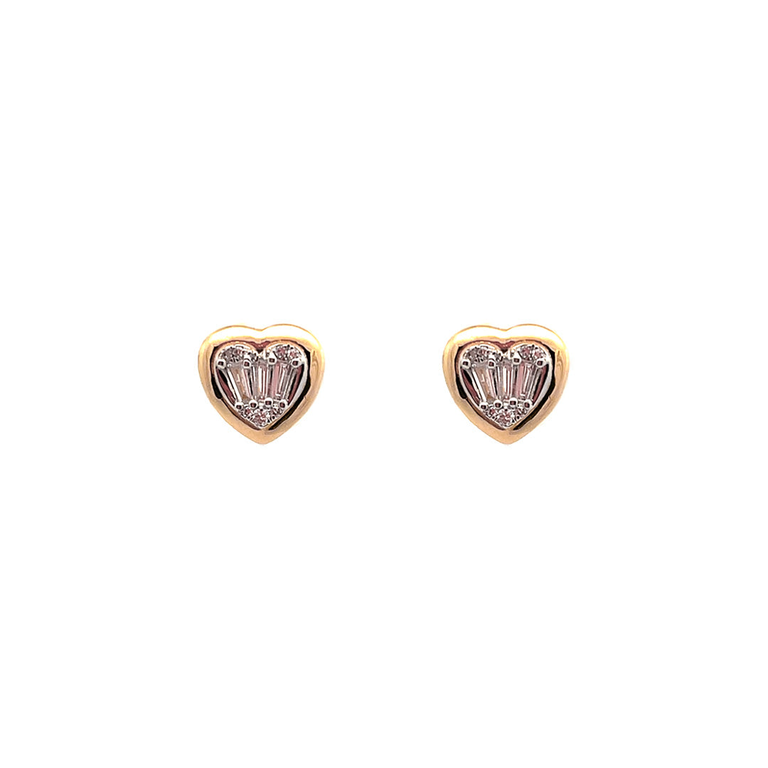 Aretes corazón