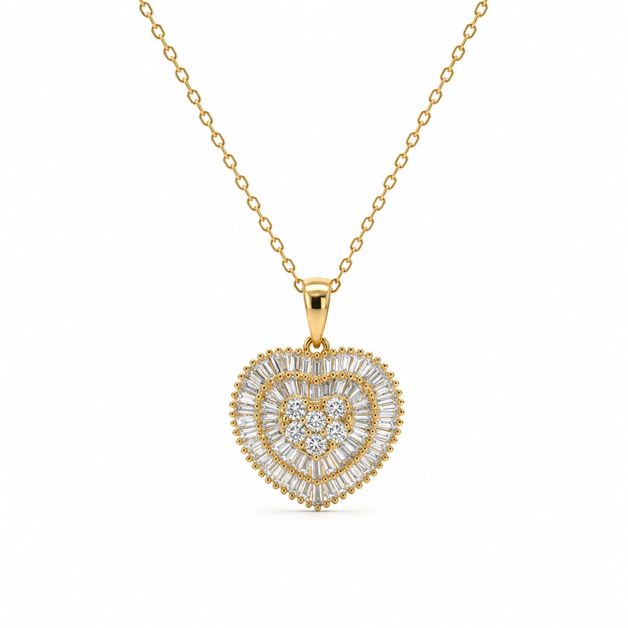 Dije Aria Corazón Dorado