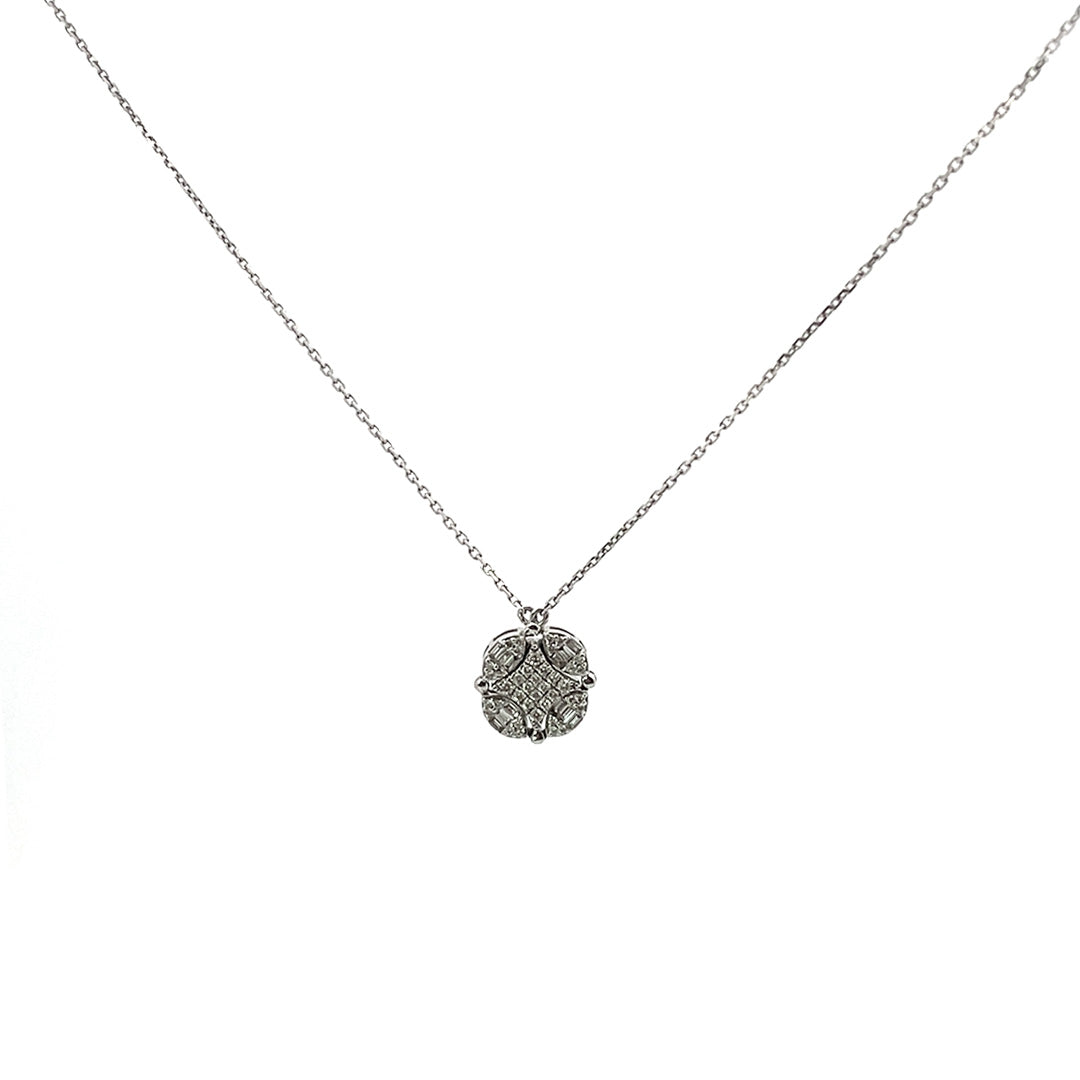 Collar doble uso con diamantes