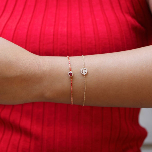 Pulsera Rubí Fuego