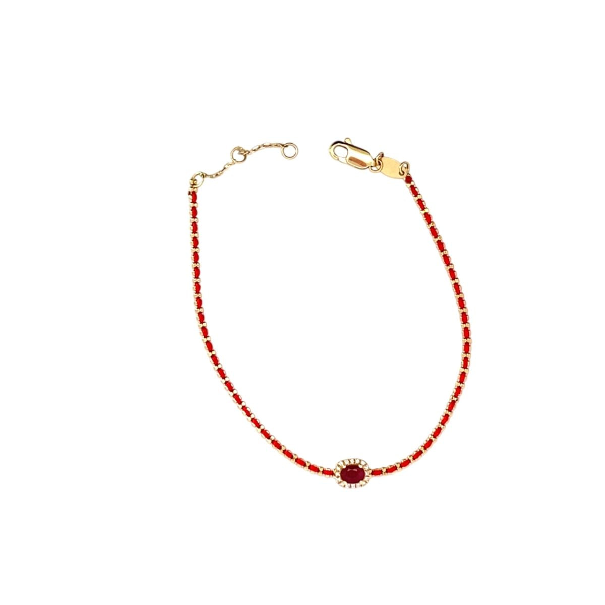 Pulsera Rubí Fuego