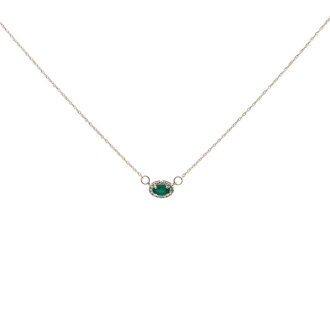 Collar Aurora de esmeralda