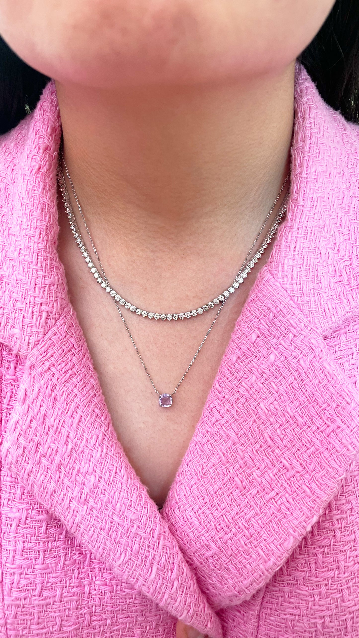 Collar de zafiro