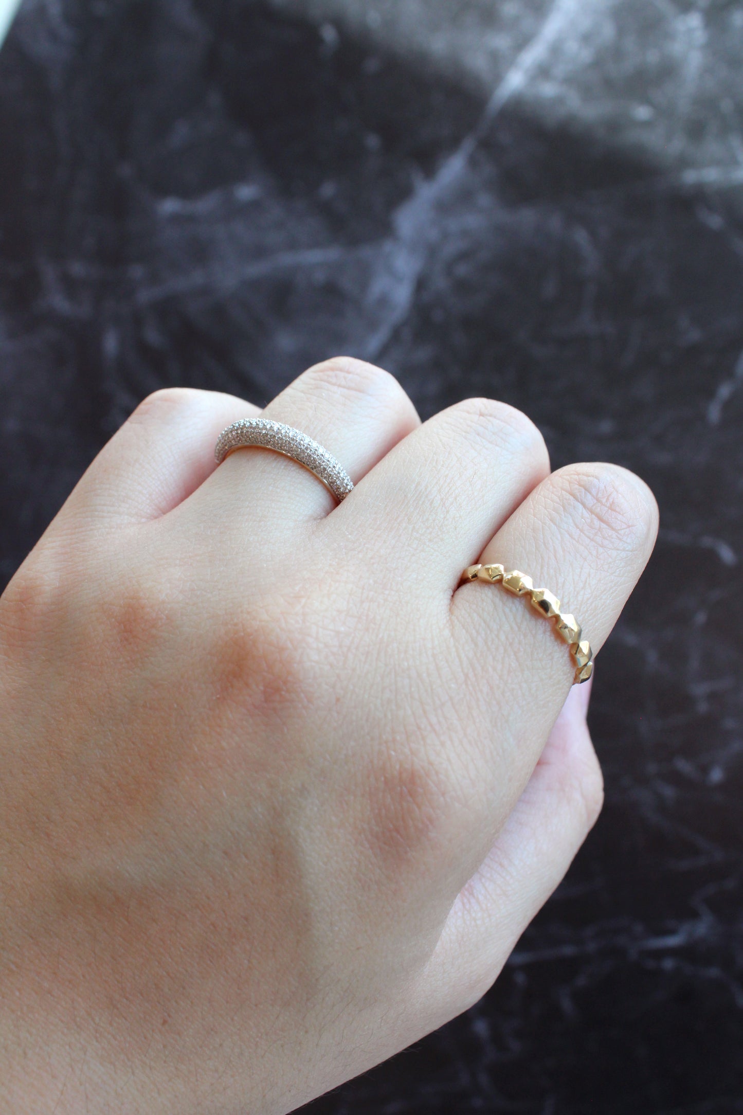 Anillo con diamantes