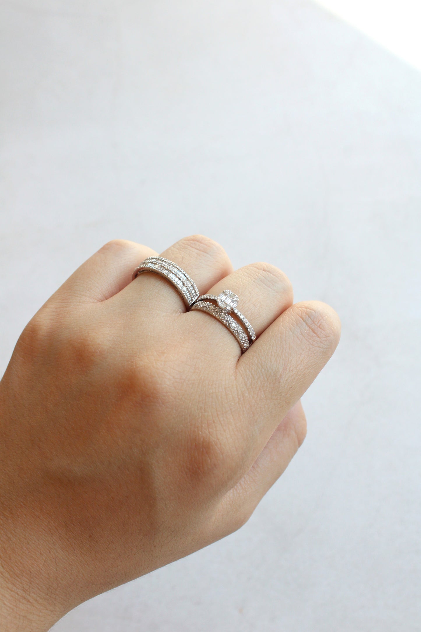 Anillo con diamantes