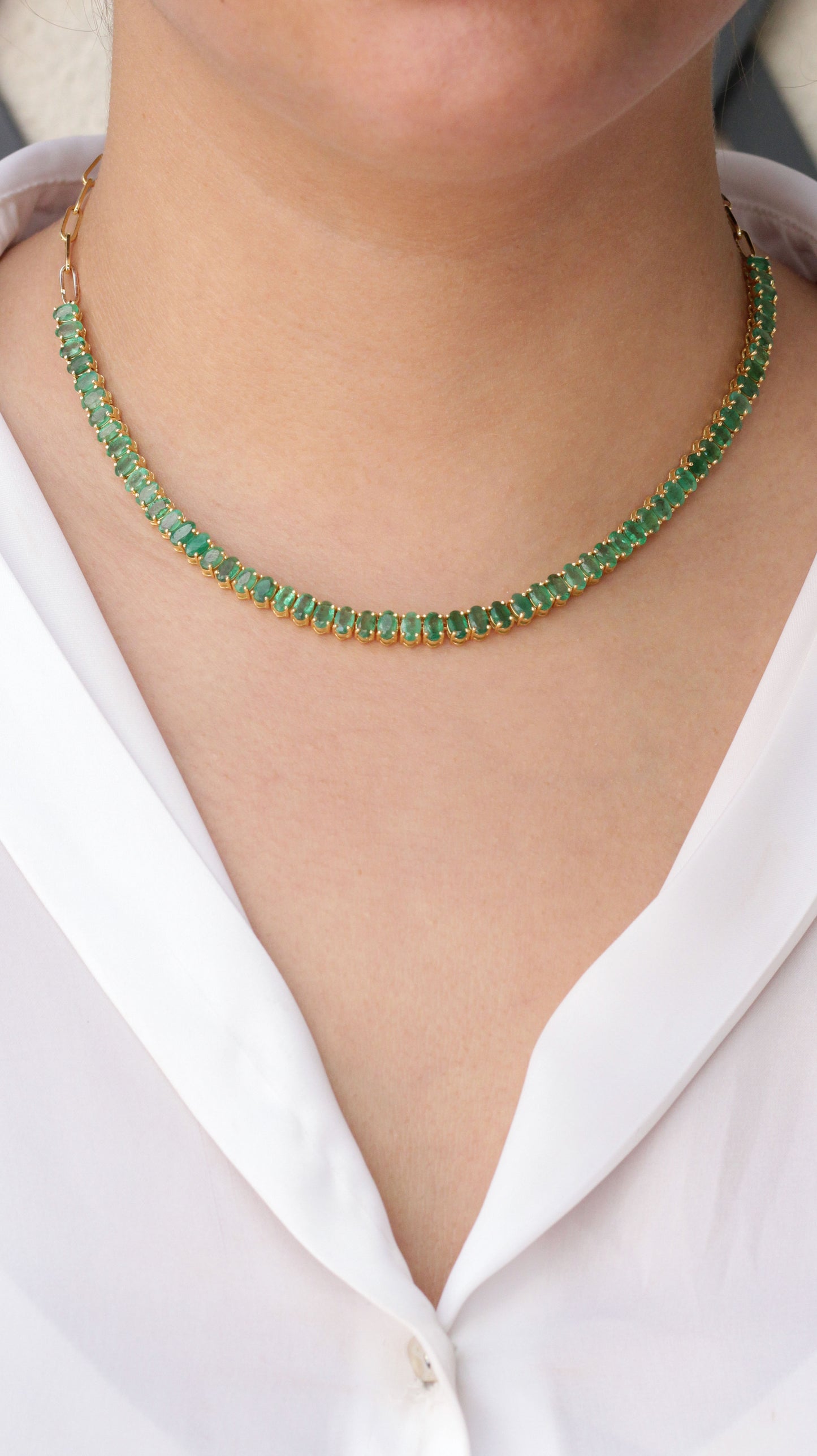 Collar Esmerald Cascade