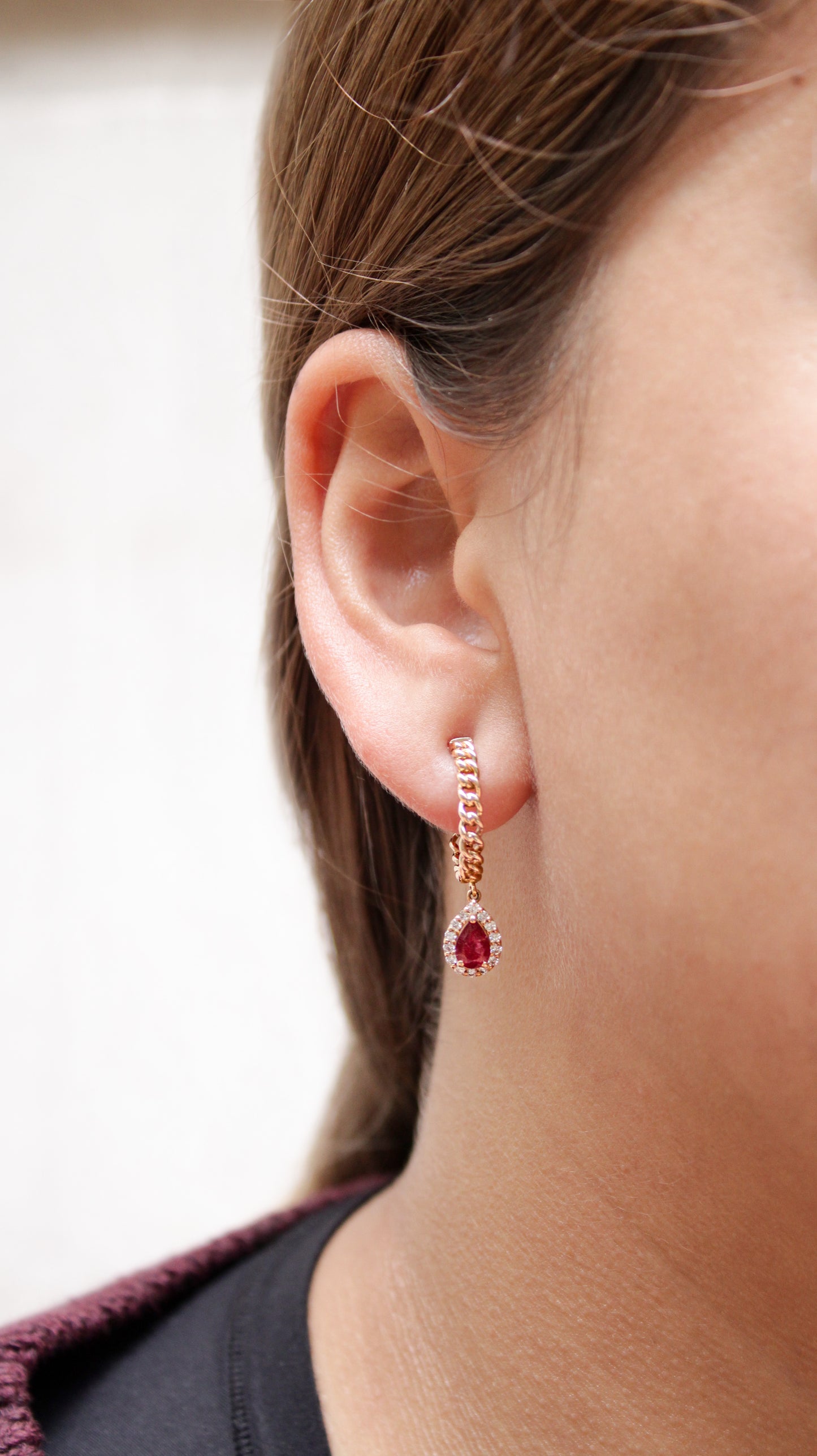 Aretes Rosé Cascade