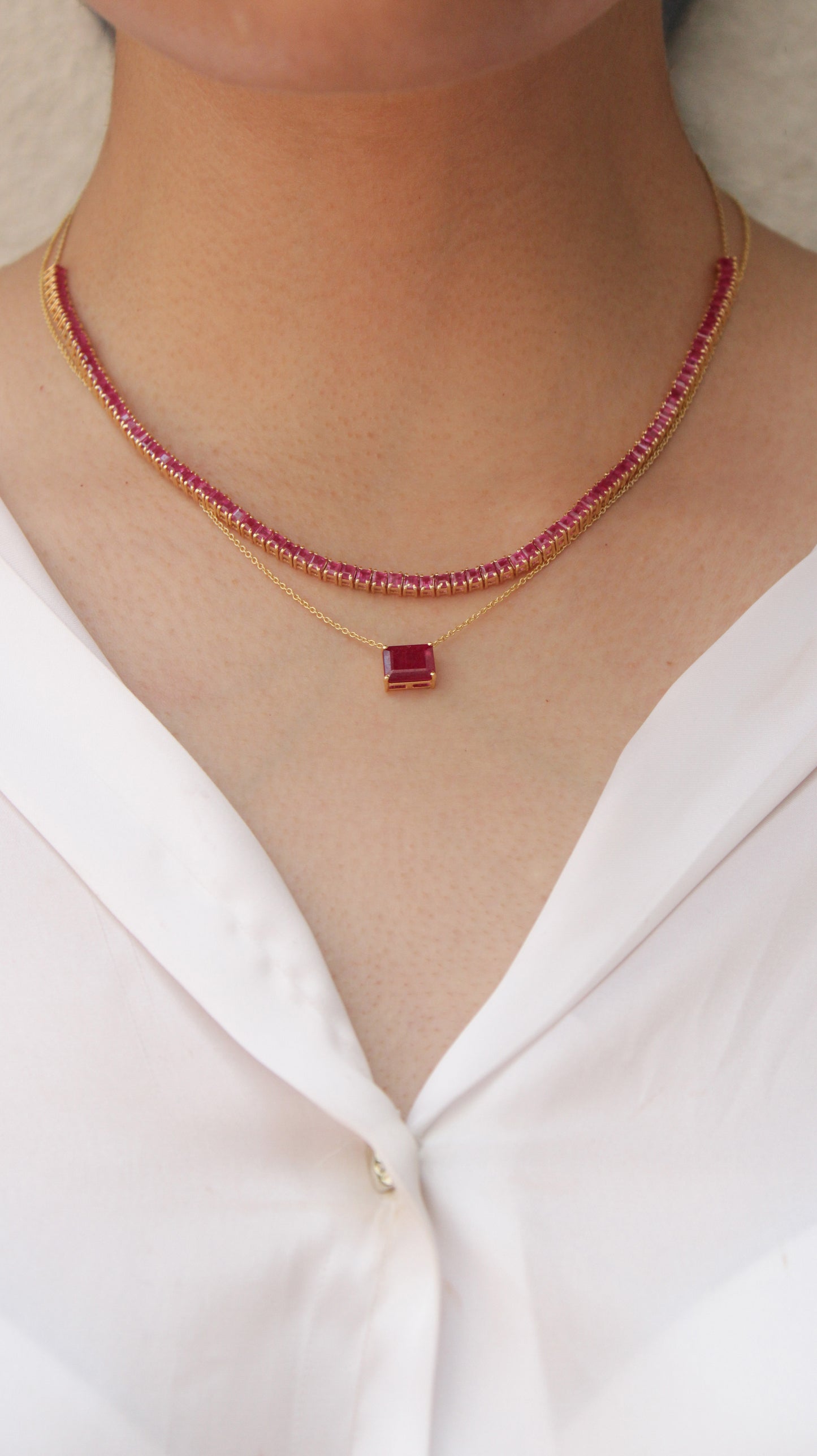 Collar Crimson Row