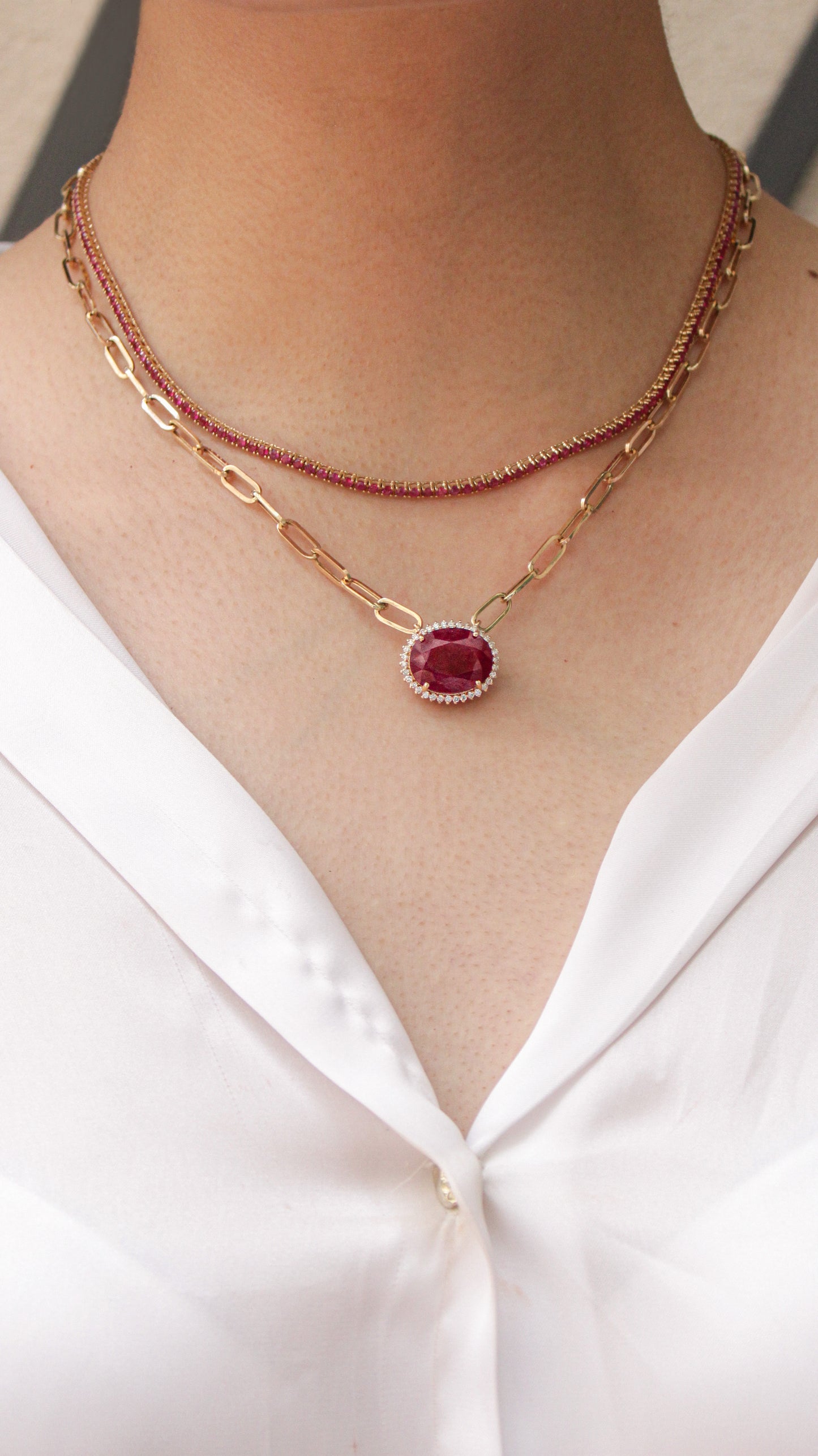 Collar Rouge Éternel