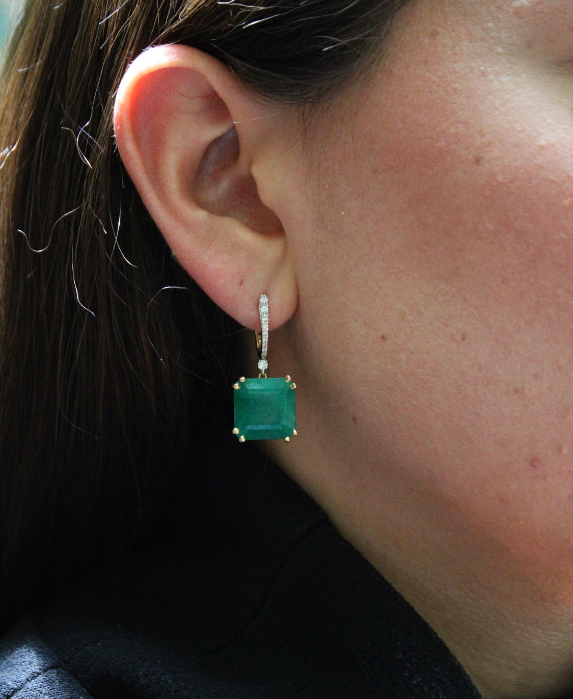 Aretes corte princesa