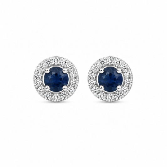 Aretes Orlienne Zafiro Azul