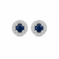 Aretes Orlienne Zafiro Azul