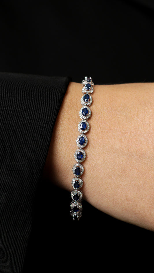 Pulsera Soreyne Zafiro White