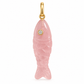 Dije Pez Cuarzo Rosa