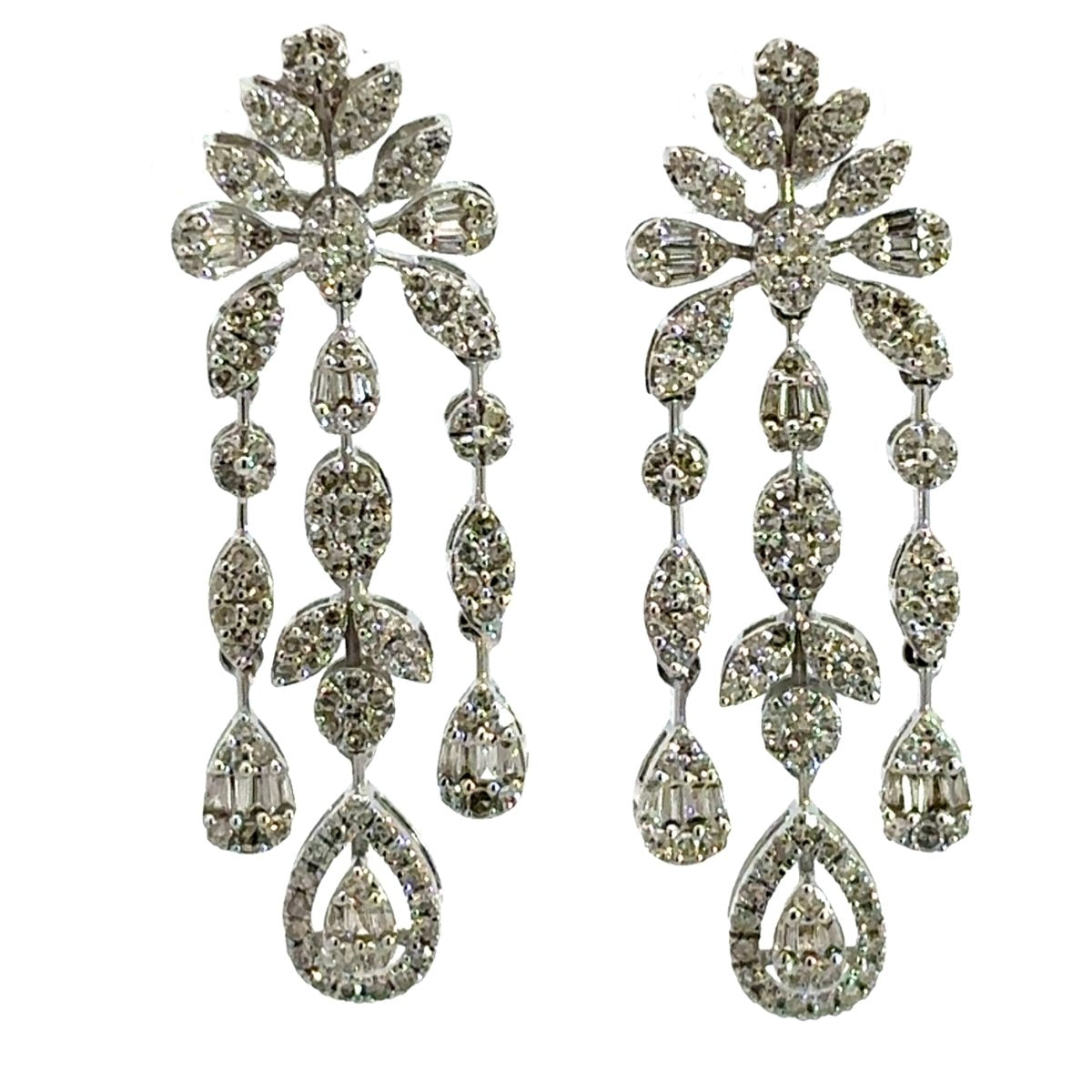 Aretes Cascada de Diamantes: