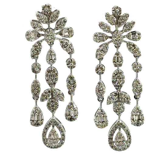 Aretes Cascada de Diamantes: