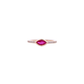 Anillo con rubí