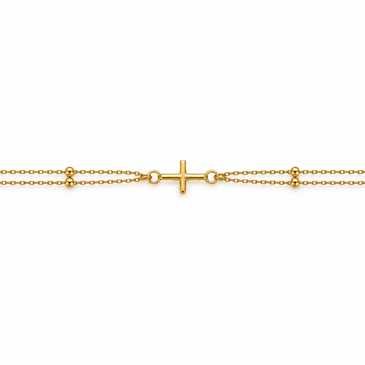 Pulsera Cruz Oro