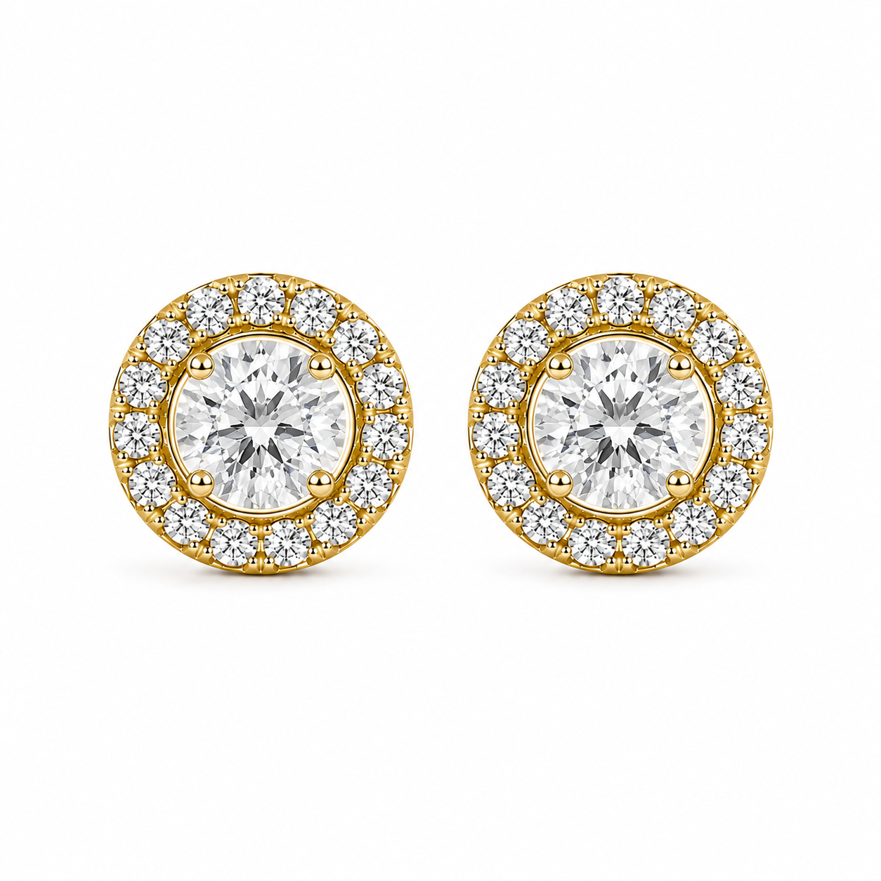 Aretes Orlienne Esmeralda Oro ama