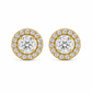 Aretes Orlienne Esmeralda Oro ama