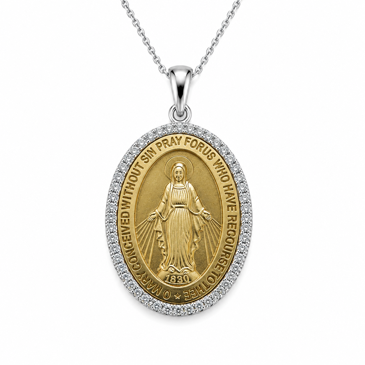 Collar Virgen María