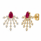 Aretes Firework Ruby