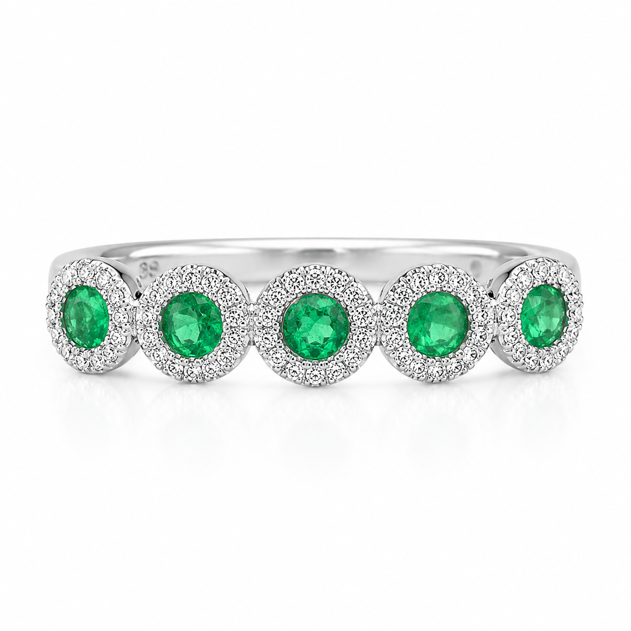 Anillo Thessalie Esmeralda