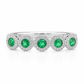Anillo Thessalie Esmeralda