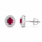 Aretes Rosette Drop