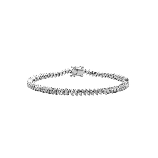 Pulsera marquiz pave de diamantes