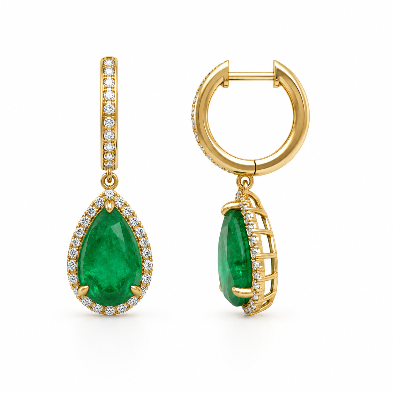 Aretes Noble Green