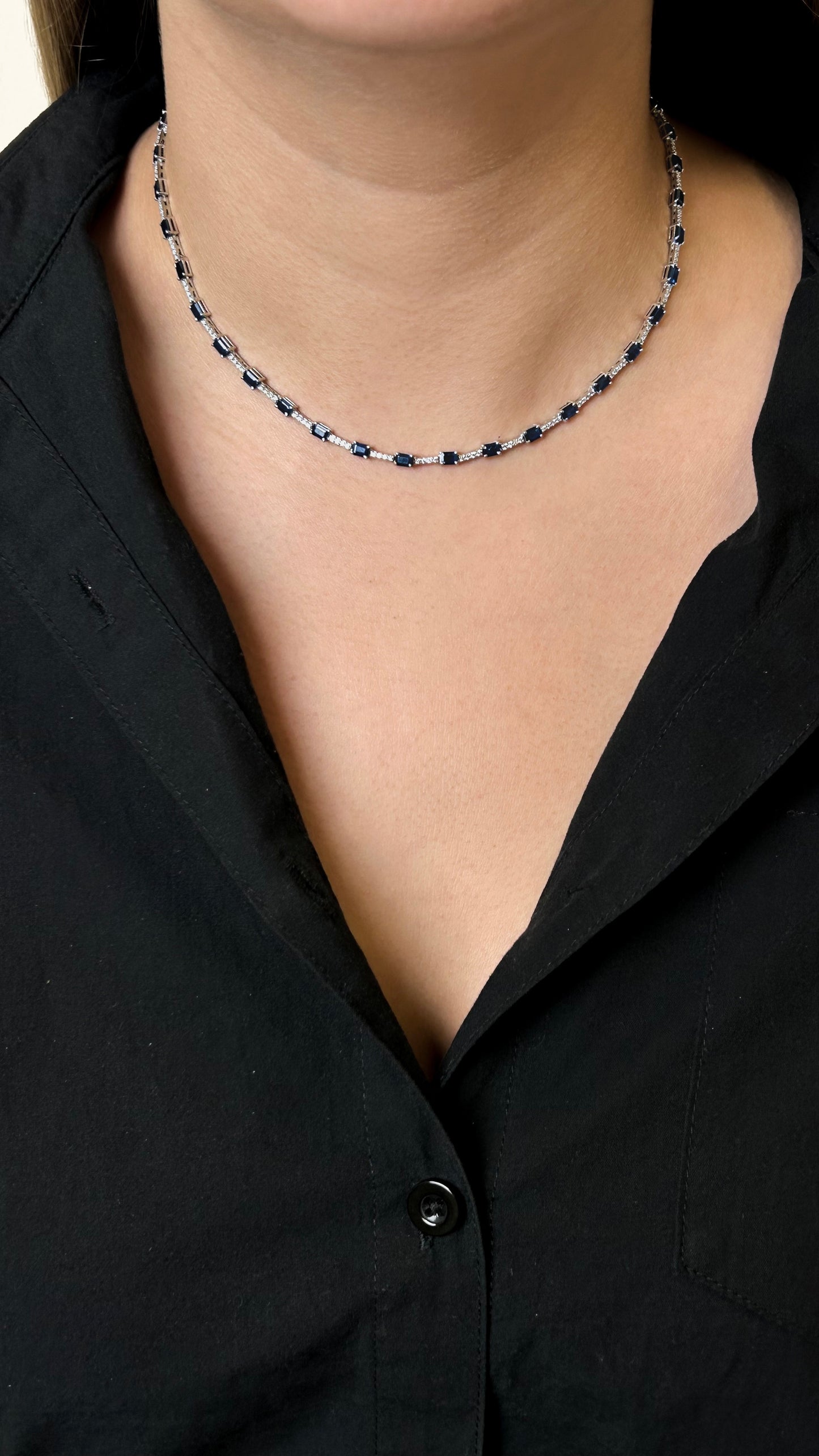 Collar Cosette Azul