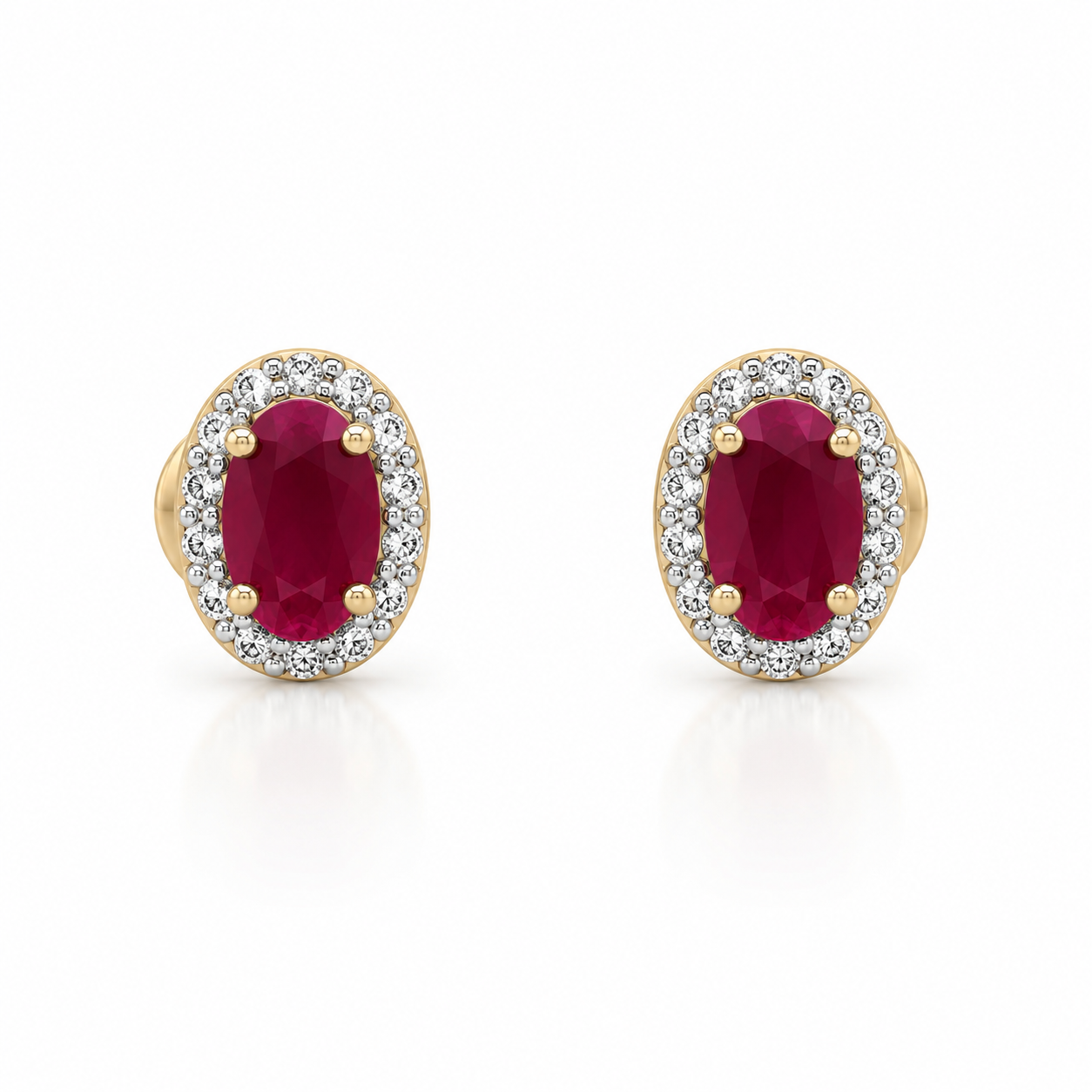 Aretes Aurora Ruby
