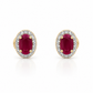 Aretes Aurora Ruby