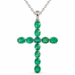Dije Cruz de Esmeralda