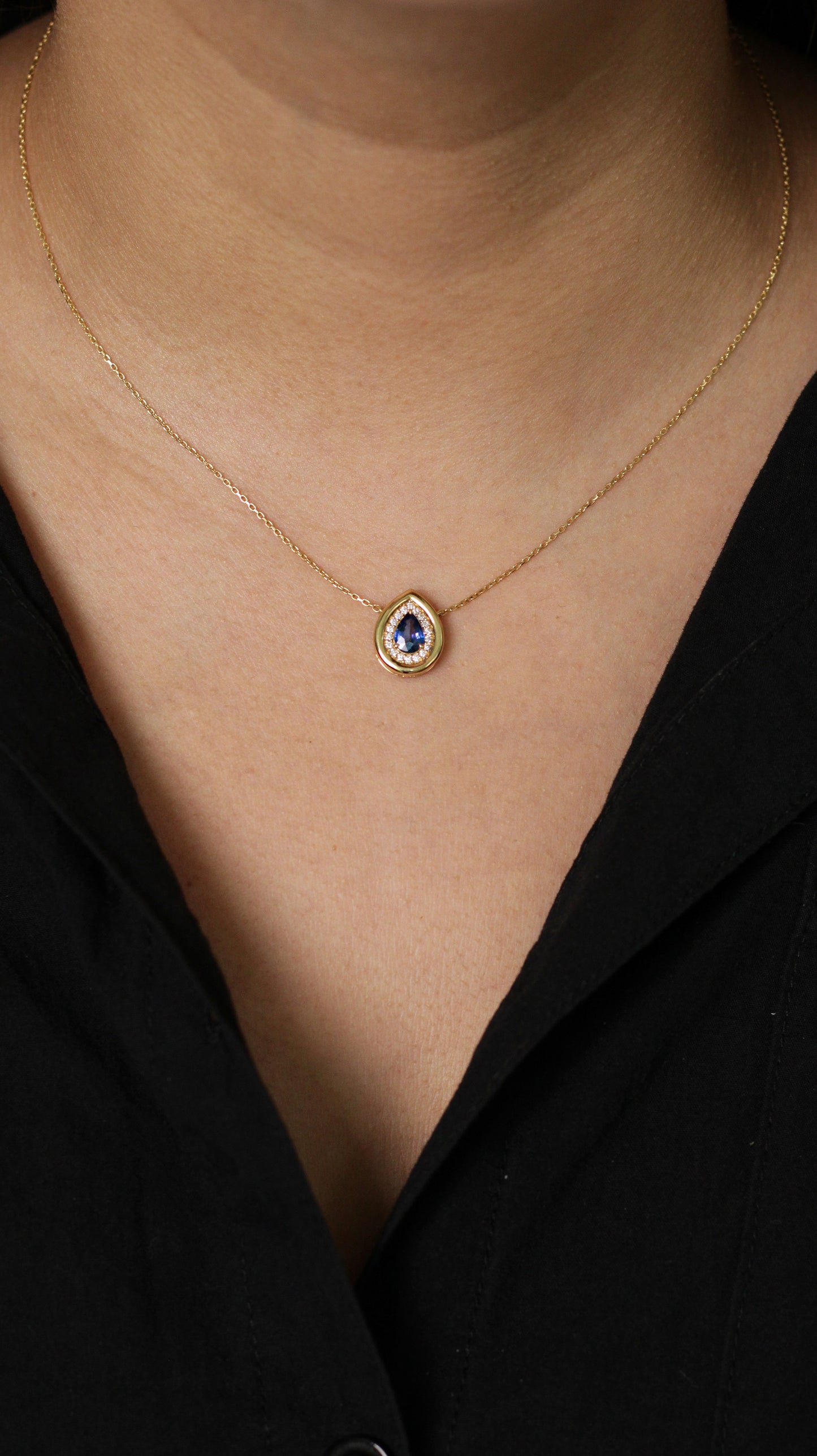 Collar Zia Zafiro Azul
