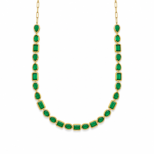 Collar Jardín Esmeralda