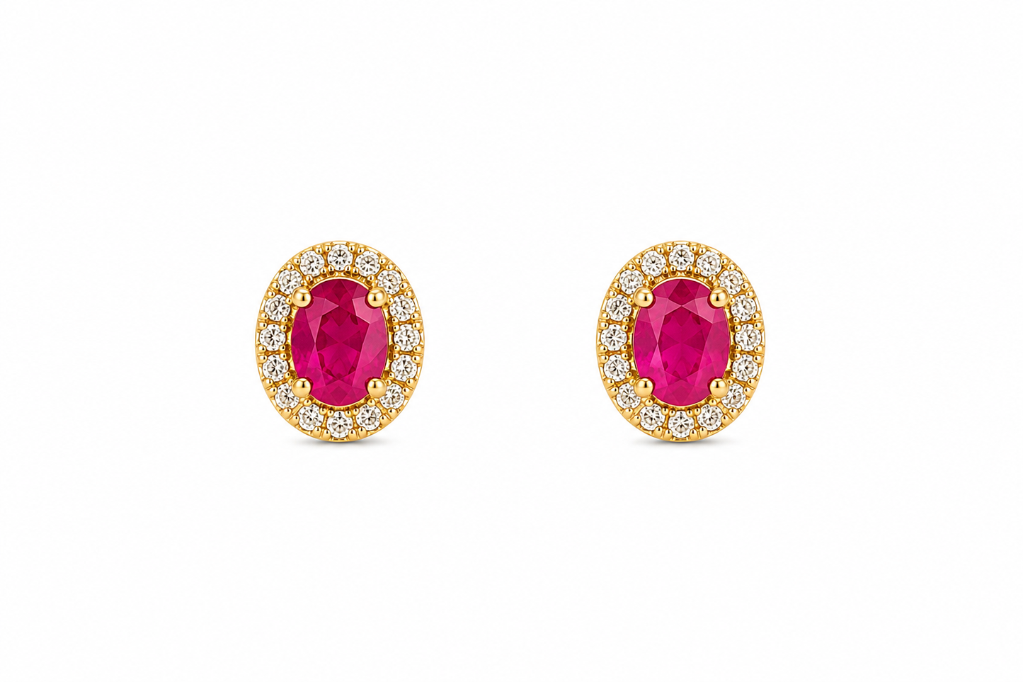 ARETES SOFIS RUBÍES