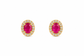 ARETES SOFIS RUBÍES