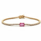 Pulsera Miel y Rosa