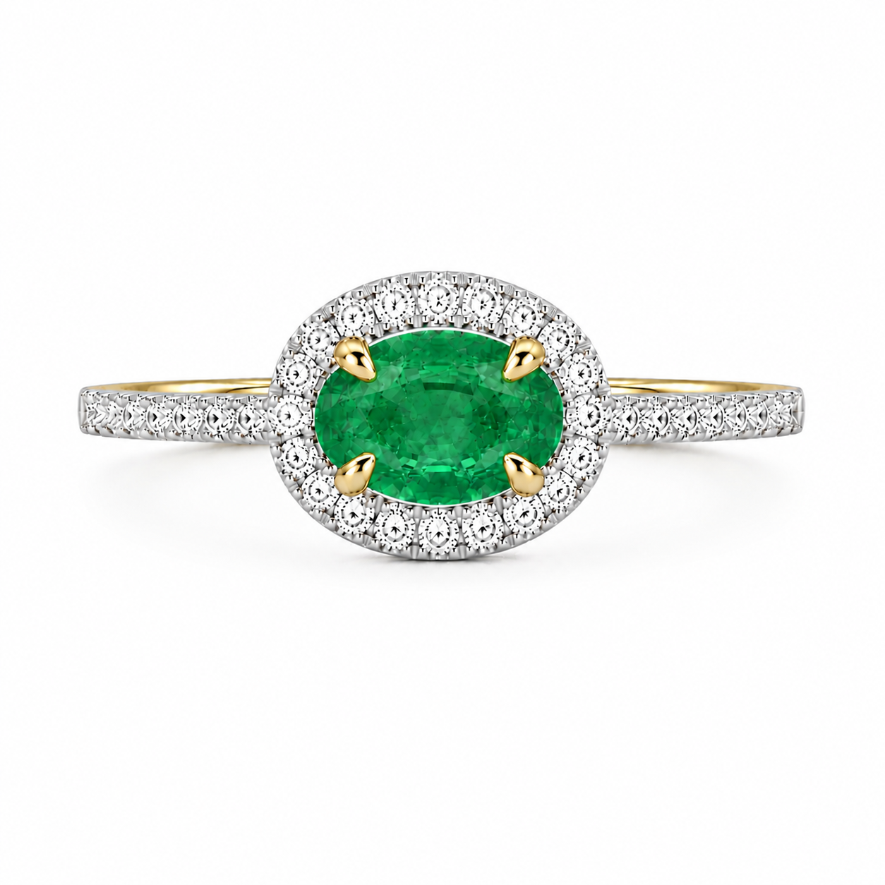 Anillo Meliora Esmeralda