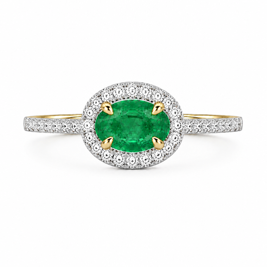 Anillo Meliora Esmeralda