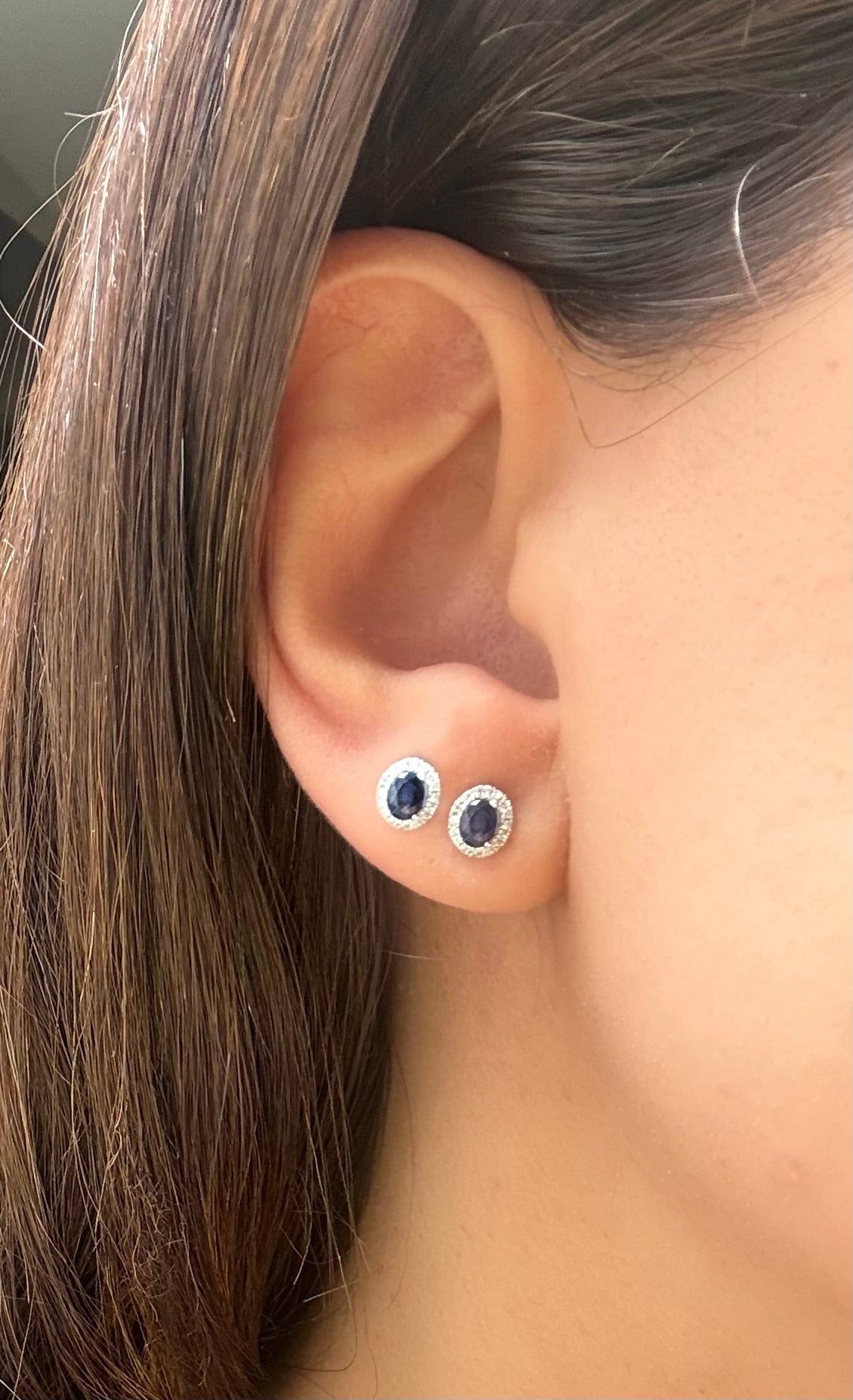 Aretes Sofis zafiro
