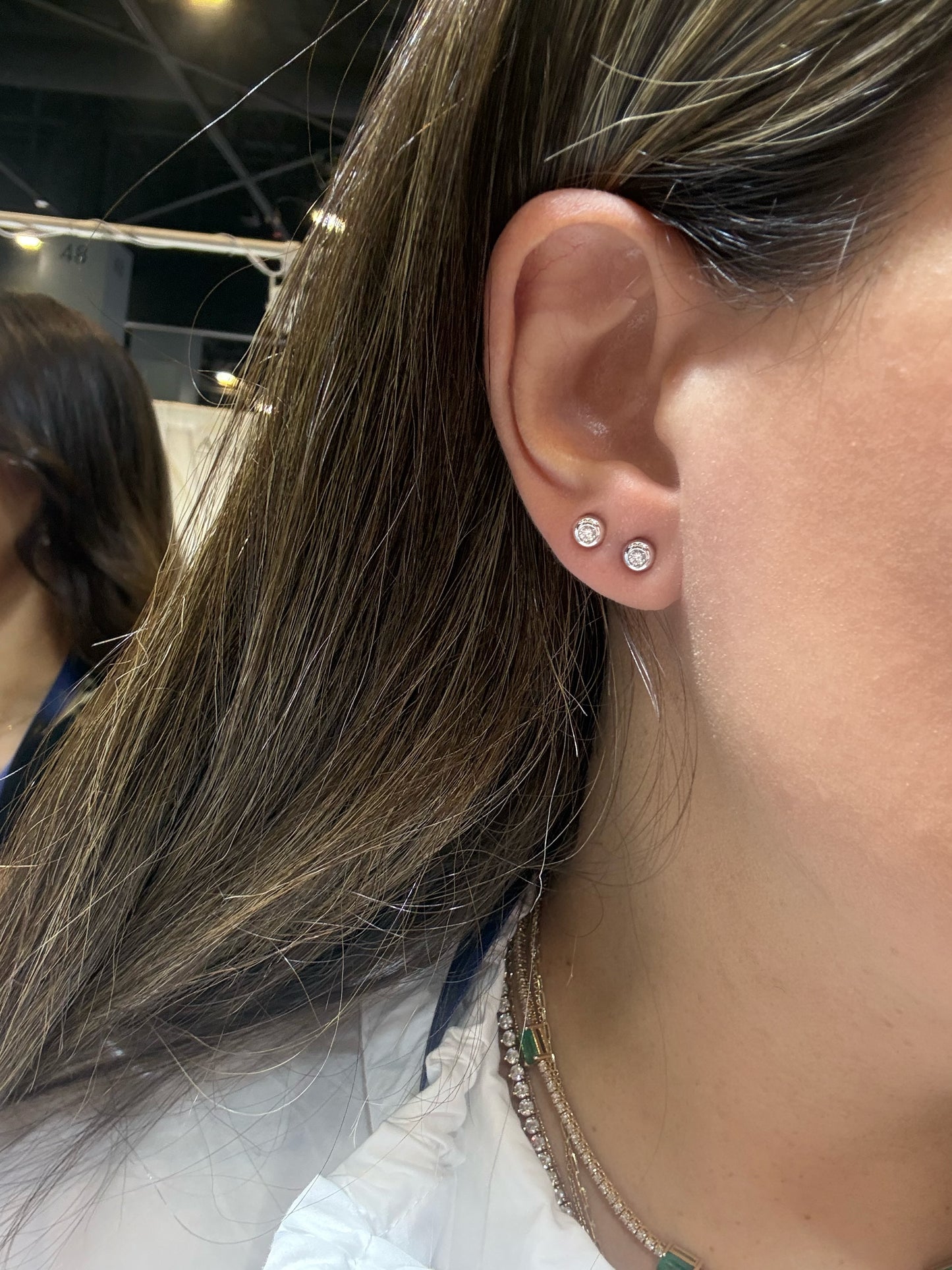 Studs de diamante mini