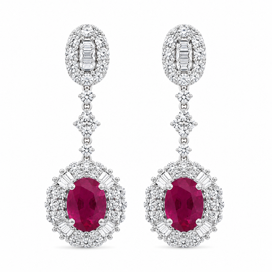 Aretes Étoile Rouge