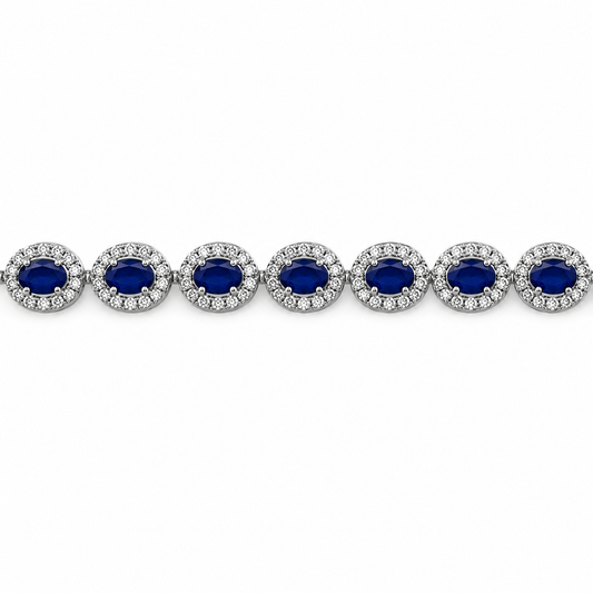 Pulsera Soreyne Zafiro White