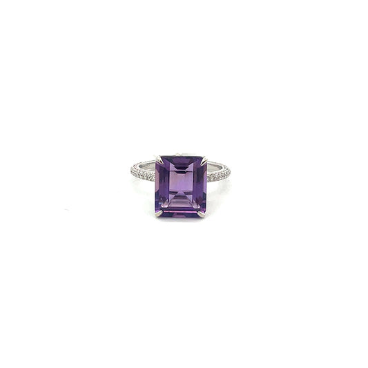 Anillo de amatista
