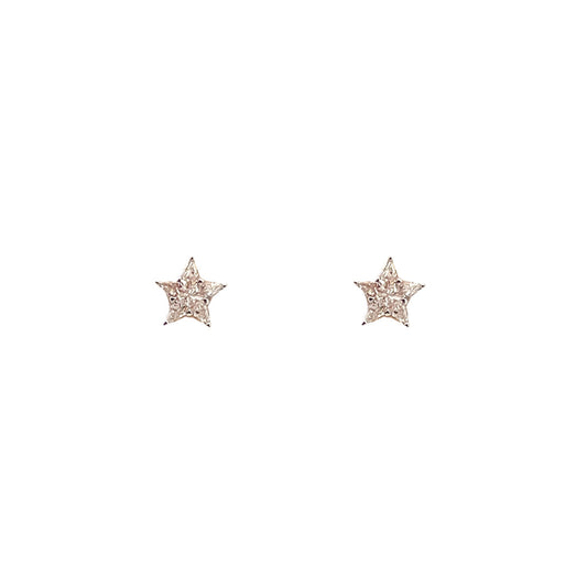 Aretes estrella de diamantes